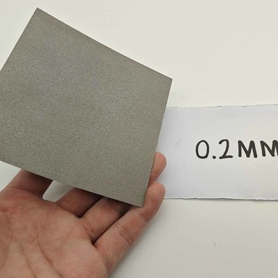 0.5mm-1mm Papel de feltro de titanio Porosidad 50%-60% Ti Filtro de fibra de metal sinterizado