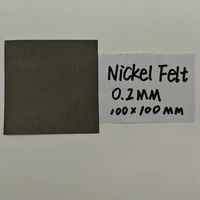 0Filtro de fibra de níquel de.2 mm de espesor Filtro de fibra de níquel de metal puro para la producción de hidrógeno AEM