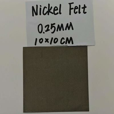 0.25mm Filtro de fibra metálica de níquel AEM Celular de electrólisis de agua de hidrógeno