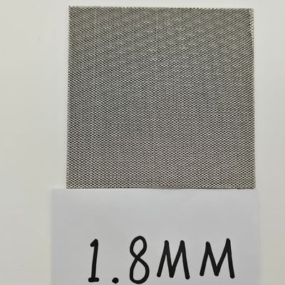 1.8mm Filtro de fibra de titanio placa sinterizada de titanio porosa asimétrica