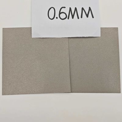 Producción de hidrógeno electrolitico Ti feltro 0,6 mm Papel de feltro de titanio poroso
