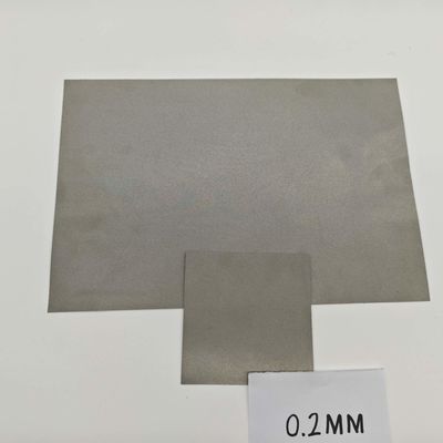 Filtro de fibra sinterizada de níquel 0,2 mm capa de difusión de gas de pila de combustible porosa